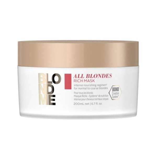 Schwarzkopf Blondme Mascarilla Reparadora Queratina 200ml