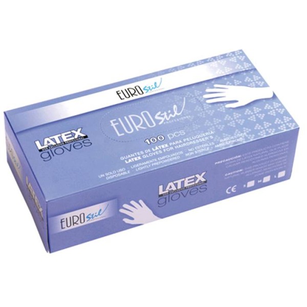 CAJA 100 GTES.LATEX BLANC.MED.