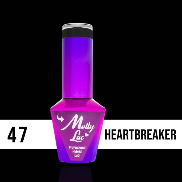 Molly Lac Esmalte semipermanente Elite 47 Heartbreaker