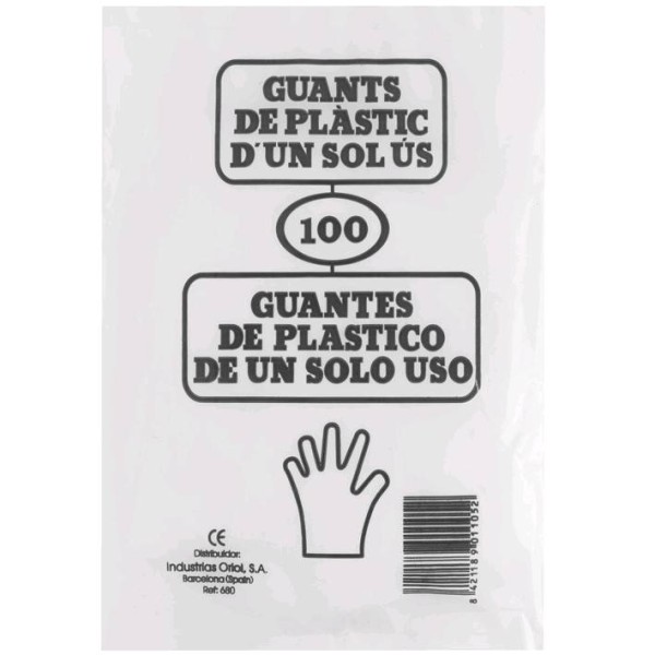 CAJA 100 GUANTES UN SOLO USO