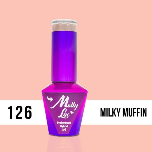 Molly Lac Esmalte semipermanente Yoghurt 126 Milky Muffin