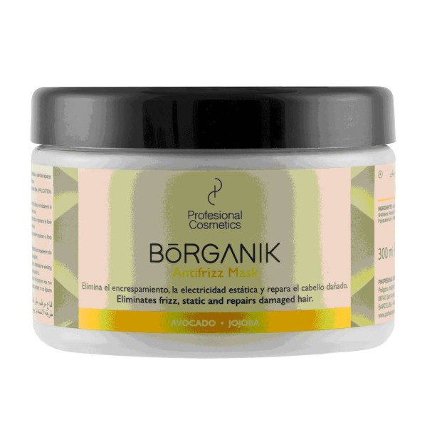 Mascarilla Natural Antifrizz Borganik 300ml.