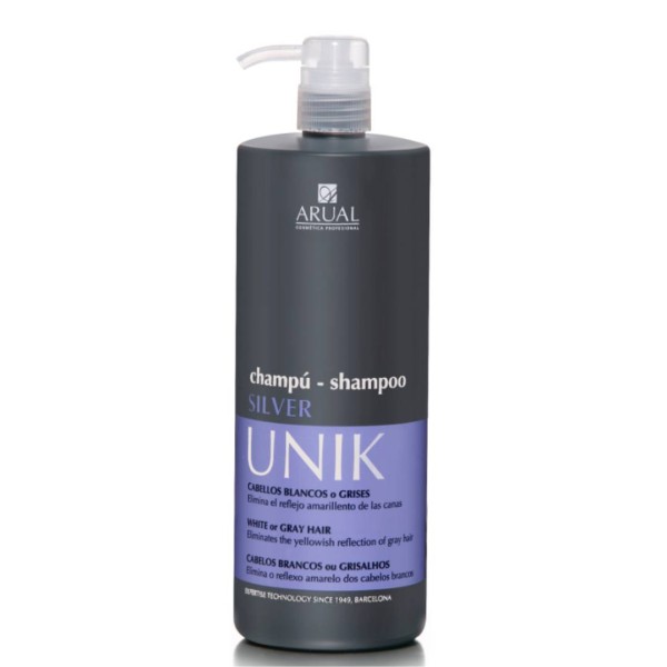 UNIK Silver Champu Cabellos Blancos y Grises 1000 ml.