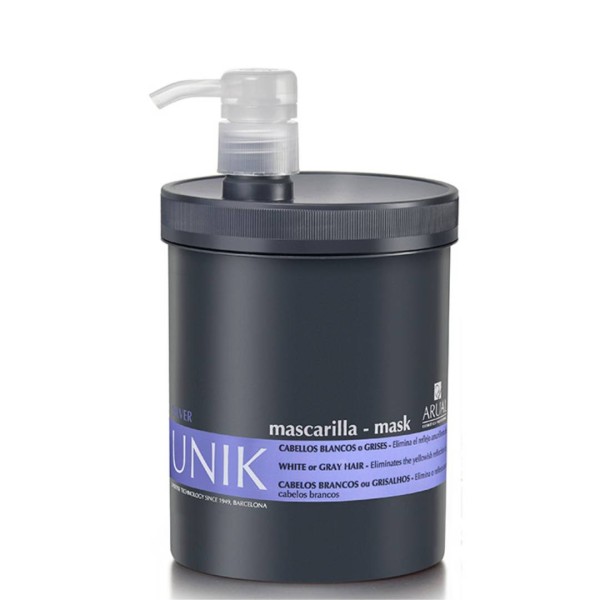 UNIK Silver Mascarilla Cabellos Blancos y Grises 1000 ml.