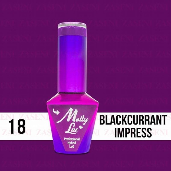 Molly Lac Esmalte semipermanente Cocktail 18 Blackcurrant Im