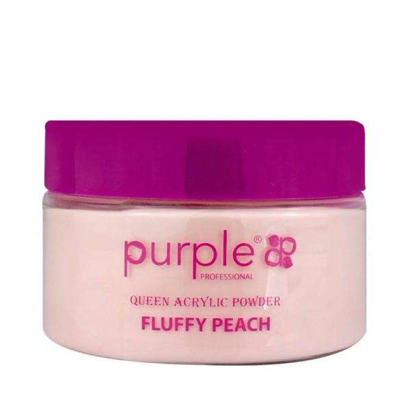 Polvo Acrilico Fluffy Peach 50gr Purple Profesional