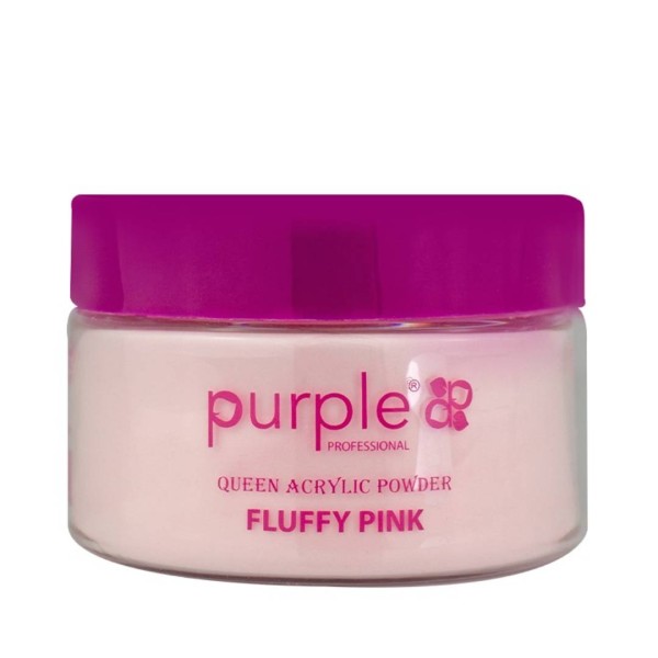 Polvo Acrilico Fluffy Pink 50gr Purple Profesional