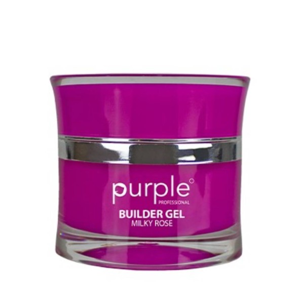 Builder Gel Milky Rose 15gr Purple Profesional