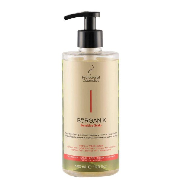 Champu Natural Sensitive Scalp Borganik 500ml.