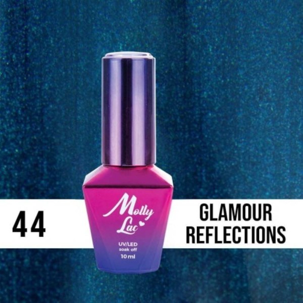 Molly Lac Esmalte semipermanente Elite 44 Glamour Reflection