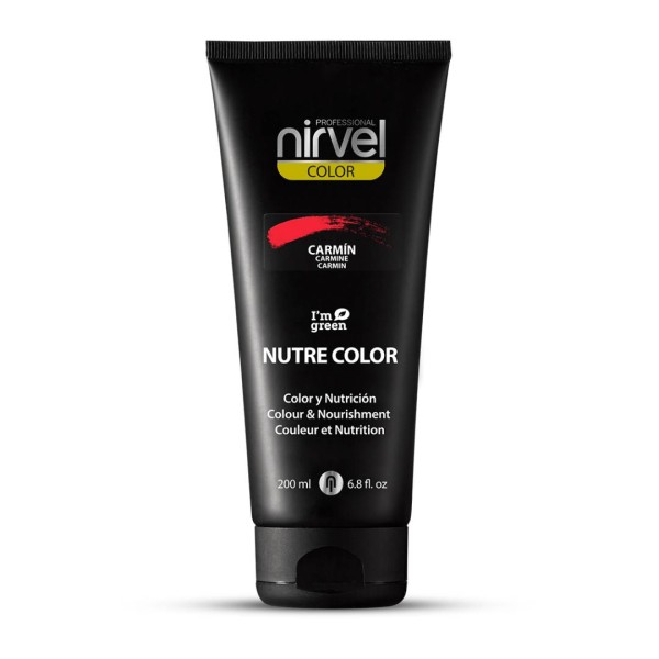 Nirvel Mascarilla color Fluor Rojo Carmin 200 ml