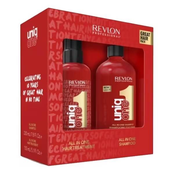 Travel Pack Revlon Uniq One 10 En 1 - 50ml + Champu 100 ml