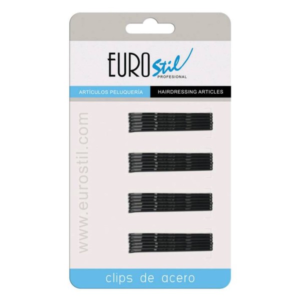 CARTON 24 CLIPS OND.NEGRO 50 MM